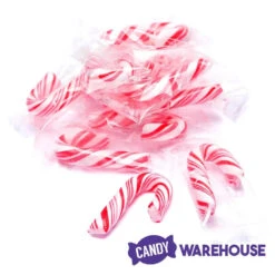 Mini Candy Canes - Red And White: 45-Piece Jar -Candy Promotion Store mini candy canes red and white 45 piece jar candy warehouse 4