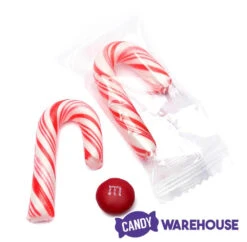 Mini Candy Canes - Red And White: 45-Piece Jar -Candy Promotion Store mini candy canes red and white 45 piece jar candy warehouse 7