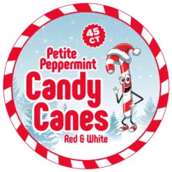 Mini Candy Canes - Red And White: 45-Piece Jar -Candy Promotion Store mini candy canes red and white 45 piece jar candy warehouse 9