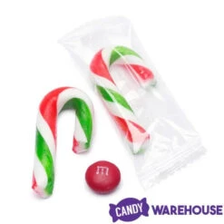 Mini Candy Canes - Red, Green, And White: 100-Piece Tub -Candy Promotion Store mini candy canes red green and white 100 piece tub candy warehouse 8