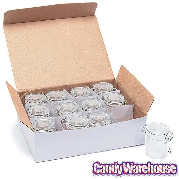 Mini Glass Favor Jars - 1.25-Ounce Canning Jar With Swing Top: 12-Piece Set 2 Mini Glass Favor Jars - 1.25-Ounce Canning Jar With Swing Top: 12-Piece Set - Image 2