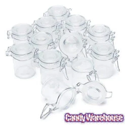 Mini Glass Favor Jars - 1.25-Ounce Canning Jar With Swing Top: 12-Piece Set 8 Mini Glass Favor Jars - 1.25-Ounce Canning Jar With Swing Top: 12-Piece Set -Candy Promotion Store mini glass favor jars 1 25 ounce canning jar with swing top 12 piece set candy warehouse 4