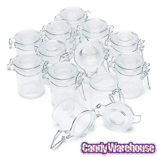 Mini Glass Favor Jars - 1.25-Ounce Canning Jar With Swing Top: 12-Piece Set 4 Mini Glass Favor Jars - 1.25-Ounce Canning Jar With Swing Top: 12-Piece Set - Image 4