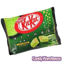 Nestle Kit Kat Snack Size Packs - Green Tea: 12-Piece Bag -Candy Promotion Store nestle kit kat snack size packs green tea 12 piece bag candy warehouse 3