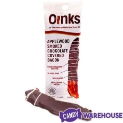 Oinks Applewood Smoked Chocolate Covered Bacon -Candy Promotion Store oinks applewood smoked chocolate covered bacon candy warehouse 3