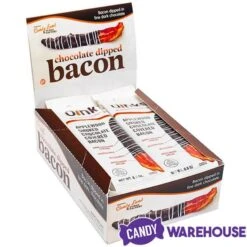 Oinks Applewood Smoked Chocolate Covered Bacon -Candy Promotion Store oinks applewood smoked chocolate covered bacon candy warehouse 4