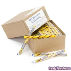 Old Fashioned Hard Candy Sticks - Banana: 80-Piece Box -Candy Promotion Store old fashioned hard candy sticks banana 80 piece box candy warehouse 4 1c2ace43 6f51 4678 a2f0 2e895dad58e2