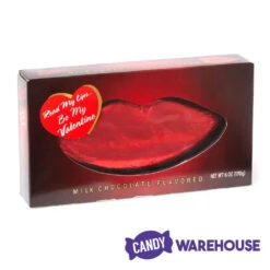 Palmer Red Foiled Giant Milk Chocolate Lips In Gift Box -Candy Promotion Store palmer red foiled giant milk chocolate lips in gift box candy warehouse 3
