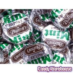 Pearson's Dark Chocolate Mint Patties: 240-Piece Tub -Candy Promotion Store pearson s dark chocolate mint patties 240 piece tub candy warehouse 3