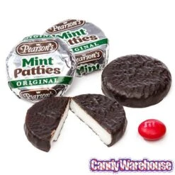 Pearson's Dark Chocolate Mint Patties: 240-Piece Tub -Candy Promotion Store pearson s dark chocolate mint patties 240 piece tub candy warehouse 5