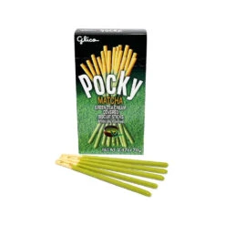Candy Promotion Store 5 Pocky - Green Tea Cream Covered Biscuit Sticks Packs: 10-Piece Box