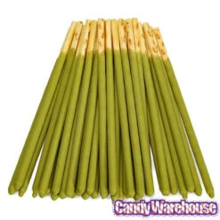 Pocky - Green Tea Cream Covered Biscuit Sticks Packs: 10-Piece Box -Candy Promotion Store pocky green tea cream covered biscuit sticks packs 10 piece box candy warehouse 4