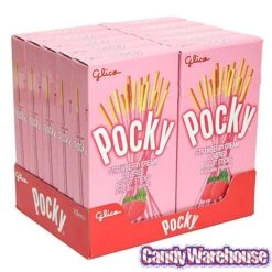 Pocky - Strawberry Cream Covered Biscuit Sticks Packs: 10-Piece Box 7 Pocky - Strawberry Cream Covered Biscuit Sticks Packs: 10-Piece Box -Candy Promotion Store pocky strawberry cream covered biscuit sticks packs 10 piece box candy warehouse 4