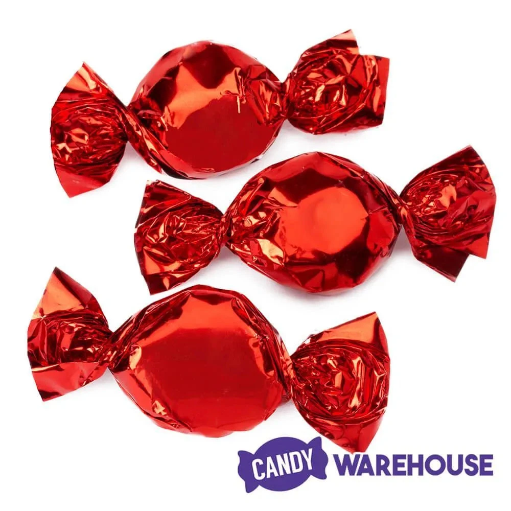 Primrose Metallic Foiled Hard Candy Buttons - Red: 5LB Bag 3 Primrose Metallic Foiled Hard Candy Buttons - Red: 5LB Bag - Image 3