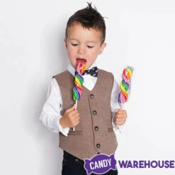 Rainbow Swirl 2.5-Ounce Corkscrew Twist Lollipops: 12-Piece Display -Candy Promotion Store rainbow swirl 2 5 ounce corkscrew twist lollipops 12 piece display candy warehouse 3