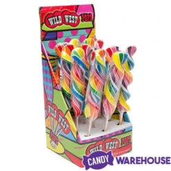 Rainbow Swirl 2.5-Ounce Corkscrew Twist Lollipops: 12-Piece Display -Candy Promotion Store rainbow swirl 2 5 ounce corkscrew twist lollipops 12 piece display candy warehouse 5