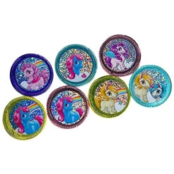 Rainbow Unicorn Foiled Milk Chocolate Coins In Mesh Bags: 18-Piece Box -Candy Promotion Store rainbow unicorn foiled milk chocolate coins in mesh bags 18 piece box candy warehouse 4