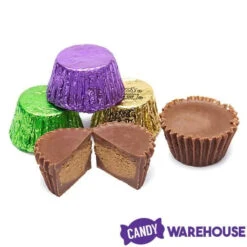Reese's Peanut Butter Cups Color Combo - Purple, Green And Gold: 600-Piece Box -Candy Promotion Store reese s peanut butter cups color combo purple green and gold 600 piece box candy warehouse 3