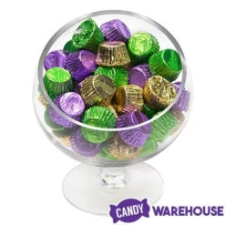 Reese's Peanut Butter Cups Color Combo - Purple, Green And Gold: 600-Piece Box -Candy Promotion Store reese s peanut butter cups color combo purple green and gold 600 piece box candy warehouse 4