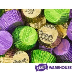 Reese's Peanut Butter Cups Color Combo - Purple, Green And Gold: 600-Piece Box -Candy Promotion Store reese s peanut butter cups color combo purple green and gold 600 piece box candy warehouse 5
