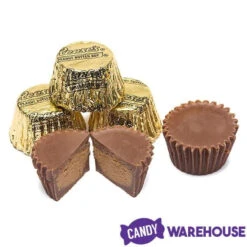 Reese's Peanut Butter Cups Miniatures - Gold: 200-Piece Bag -Candy Promotion Store reese s peanut butter cups miniatures gold 200 piece bag candy warehouse 5