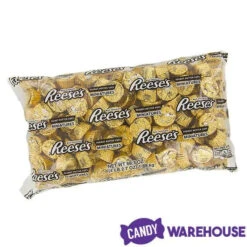 Reese's Peanut Butter Cups Miniatures - Gold: 200-Piece Bag -Candy Promotion Store reese s peanut butter cups miniatures gold 200 piece bag candy warehouse 7
