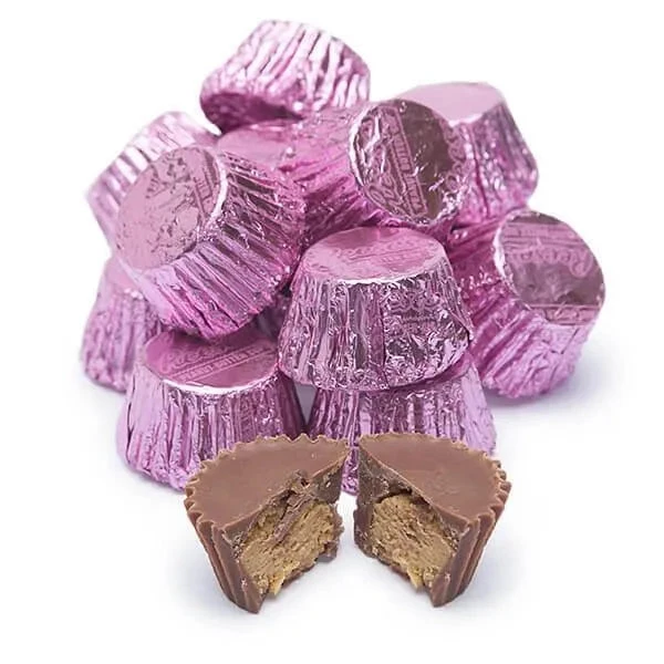 Reese's Peanut Butter Cups Miniatures - Pink: 200-Piece Bag 1 Reese's Peanut Butter Cups Miniatures - Pink: 200-Piece Bag