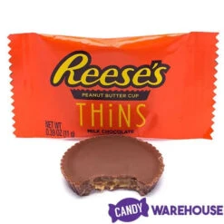 Reese's Thins Milk Chocolate Peanut Butter Cups Candy: 7.37-Ounce Bag -Candy Promotion Store reese s thins milk chocolate peanut butter cups candy 7 37 ounce bag candy warehouse 4