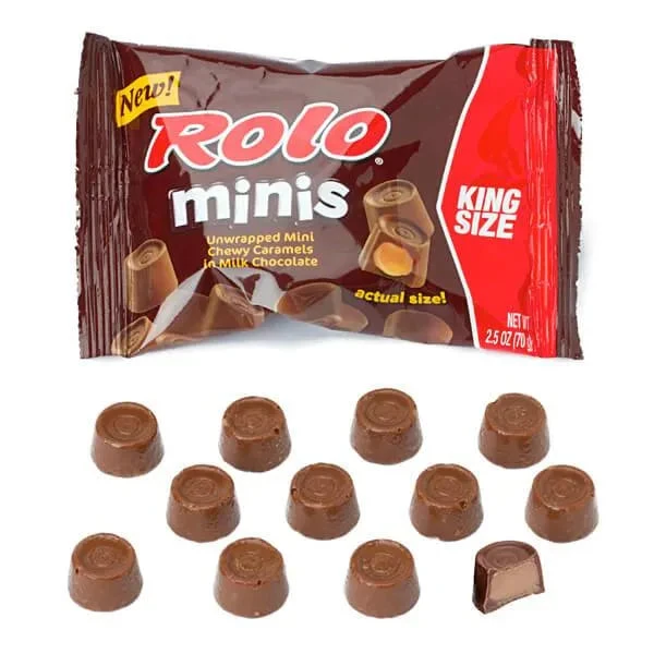 Rolo Minis Candy King Size Pouches: 16-Piece Box 1 Rolo Minis Candy King Size Pouches: 16-Piece Box