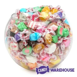 Salt Water Taffy - Assorted Flavors: 5LB Bag -Candy Promotion Store salt water taffy assorted flavors 5lb bag candy warehouse 4