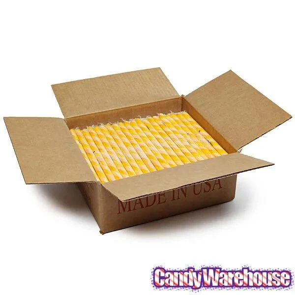 Salted Caramel Hard Candy Sticks: 100-Piece Box 2 Salted Caramel Hard Candy Sticks: 100-Piece Box - Image 2