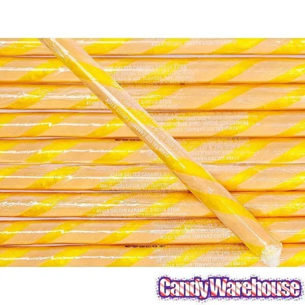 Salted Caramel Hard Candy Sticks: 100-Piece Box 3 Salted Caramel Hard Candy Sticks: 100-Piece Box - Image 3