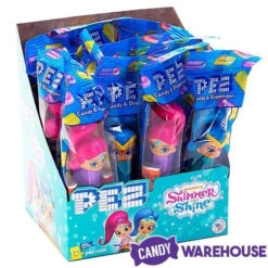 Shimmer And Shine PEZ Candy Packs: 12-Piece Display -Candy Promotion Store shimmer and shine pez candy packs 12 piece display candy warehouse 3