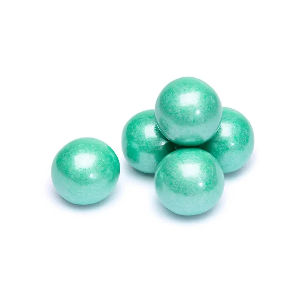 Shimmer Pearl Turquoise 1-Inch Gumballs: 2LB Bag 1 Shimmer Pearl Turquoise 1-Inch Gumballs: 2LB Bag