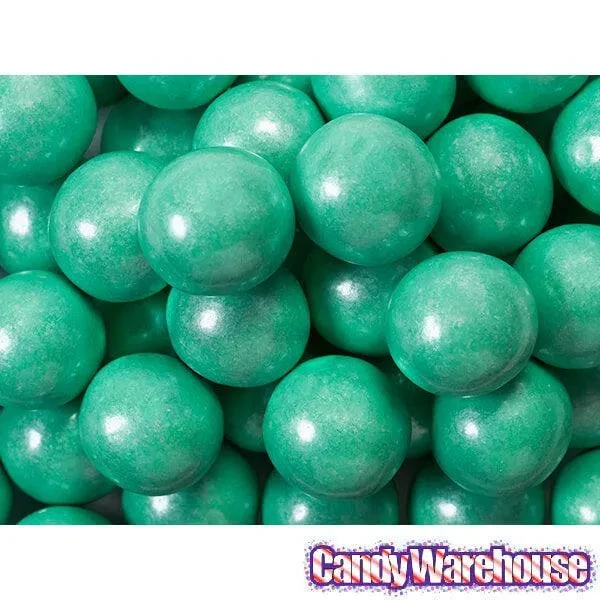 Shimmer Pearl Turquoise 1-Inch Gumballs: 2LB Bag 2 Shimmer Pearl Turquoise 1-Inch Gumballs: 2LB Bag - Image 2