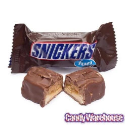 Snickers Fun Size Candy Bars Assortment: 45-Piece Bag -Candy Promotion Store snickers fun size candy bars assortment 45 piece bag candy warehouse 5