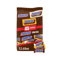 Snickers Fun Size Candy Bars Assortment: 45-Piece Bag -Candy Promotion Store snickers fun size candy bars assortment 45 piece bag candy warehouse 7