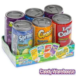 Soda Pop Fizzy Candy Cans Six-Packs: 12-Piece Box -Candy Promotion Store soda pop fizzy candy cans six packs 12 piece box candy warehouse 4 1f6cf300 465c 4af5 a691 d8981ef25499