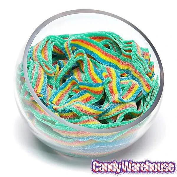 Sour Power Belts Candy - 4 Flavor Rainbow: 3KG Bag 3 Sour Power Belts Candy - 4 Flavor Rainbow: 3KG Bag - Image 3