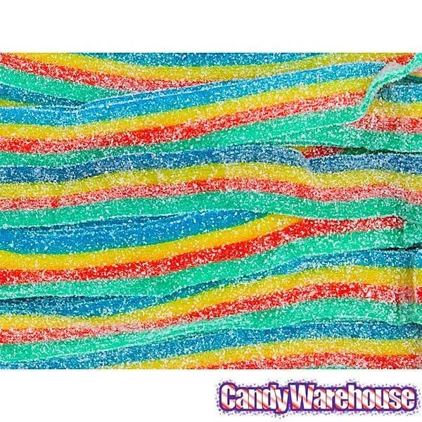 Sour Power Belts Candy - 4 Flavor Rainbow: 3KG Bag 4 Sour Power Belts Candy - 4 Flavor Rainbow: 3KG Bag - Image 4