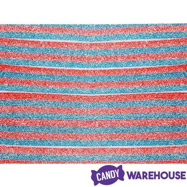 Sour Power Belts Candy - Red And Blue Raspberry: 3KG Bag 2 Sour Power Belts Candy - Red And Blue Raspberry: 3KG Bag - Image 2