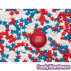 Sprinkle King Mini USA Stars Candy Sequins: 5LB Carton -Candy Promotion Store sprinkle king mini usa stars candy sequins 5lb carton candy warehouse 3