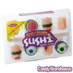 Sushi Body Parts Gummy Candy: 8-Piece Pack -Candy Promotion Store sushi body parts gummy candy 8 piece pack candy warehouse 3