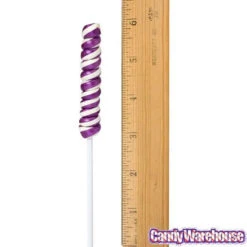 Tesla's Tiny Twist Pops - Grape: 48-Piece Jar -Candy Promotion Store tesla s tiny twist pops grape 48 piece jar candy warehouse 5