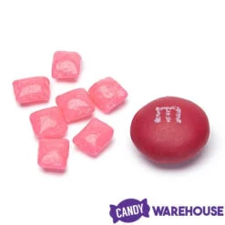 Tiny Chicle Squares Chewing Gum - Pink: 1.5LB Jar -Candy Promotion Store tiny chicle squares chewing gum pink 1 5lb jar candy warehouse 4