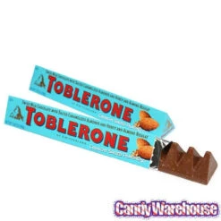 Toblerone Crunchy Salty Almond Chocolate Bars: 20-Piece Box -Candy Promotion Store toblerone crunchy salty almond chocolate bars 20 piece box candy warehouse 3