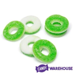 Trolli Apple O's Green Apple Gummy Rings Candy: 3LB Box -Candy Promotion Store trolli apple o s green apple gummy rings candy 3lb box candy warehouse 3