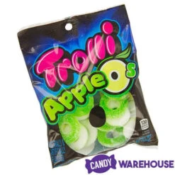 Trolli Apple O's Green Apple Gummy Rings Candy: 3LB Box -Candy Promotion Store trolli apple o s green apple gummy rings candy 3lb box candy warehouse 5