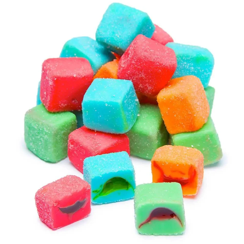 Trolli Sour Brite Blasts Gummy Juicy Exploding Candy Cubes: 3LB Box 1 Trolli Sour Brite Blasts Gummy Juicy Exploding Candy Cubes: 3LB Box