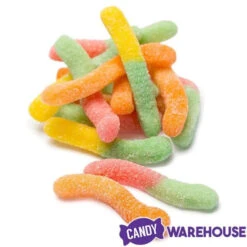 Trolli Sour Brite Crawlers Gummy Worms - Tropical: 9-Ounce Bag -Candy Promotion Store trolli sour brite crawlers gummy worms tropical 9 ounce bag candy warehouse 4